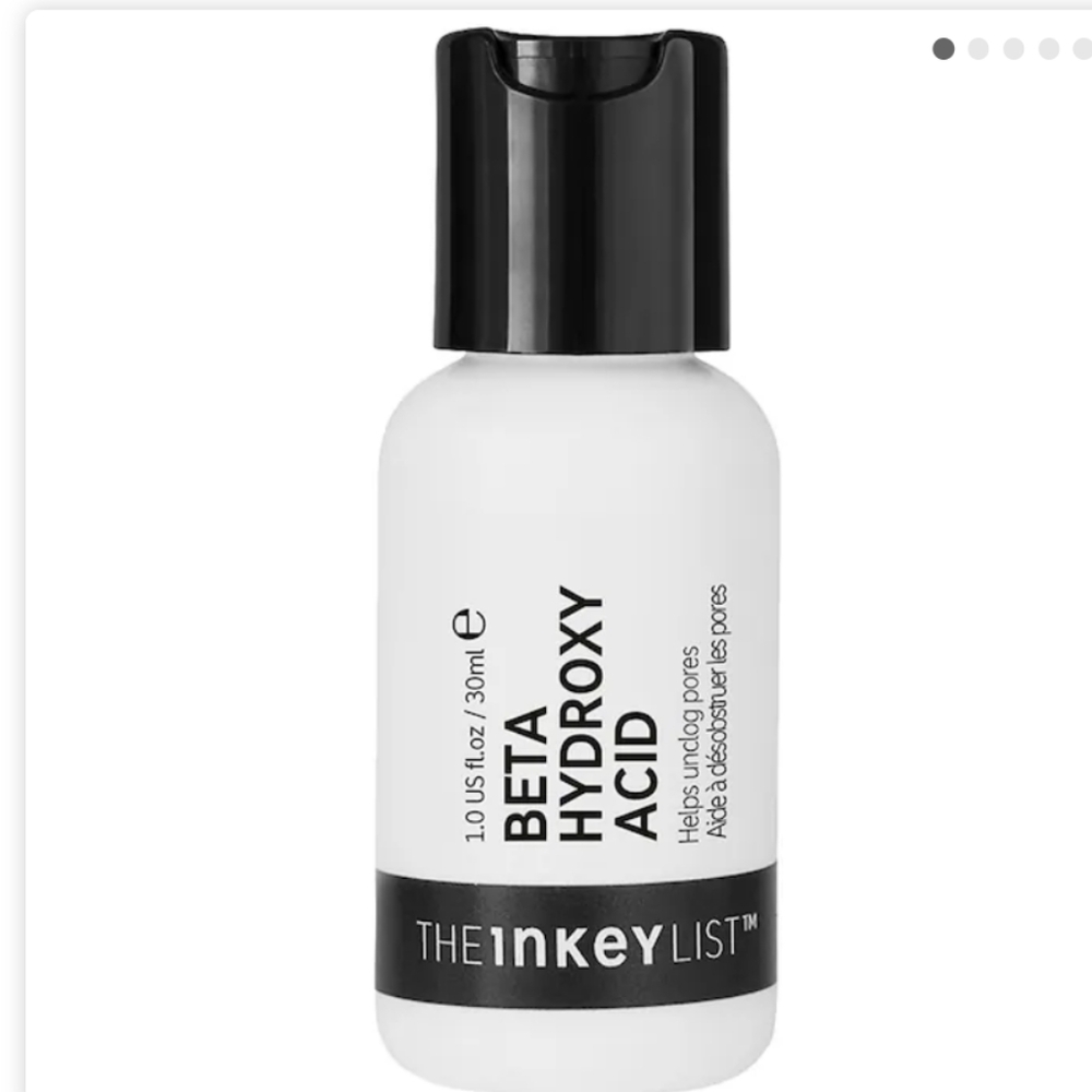 Inkey list beta hydroxy oily skin, blackheads, acne, dullness, dead skin